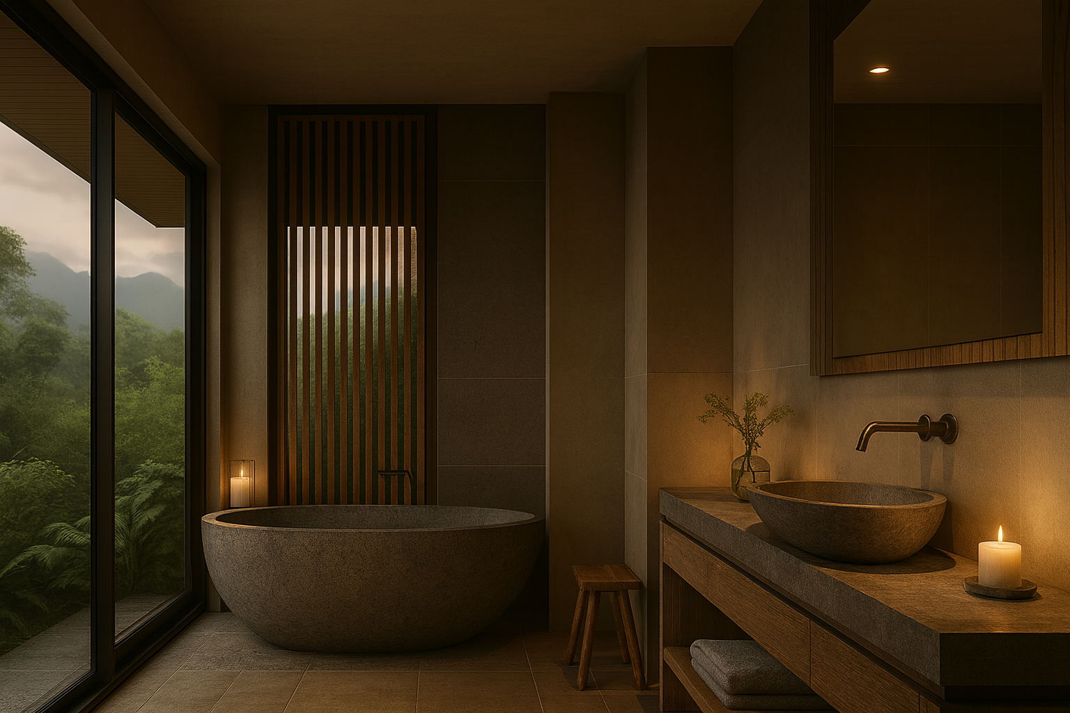 Image section 4 Villa bathroom